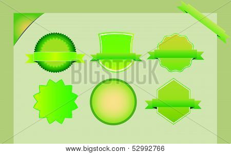 Eco Stickers ribbons