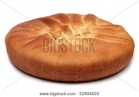 Pie On White Background