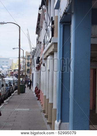 Downtown Hamilton in Bermuda