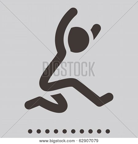 Long Jump Icon