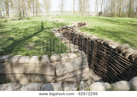 Bayernwald Trenches World War One Flanders Belgium
