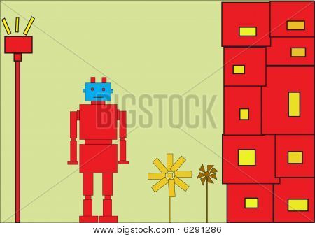 Robot rosso