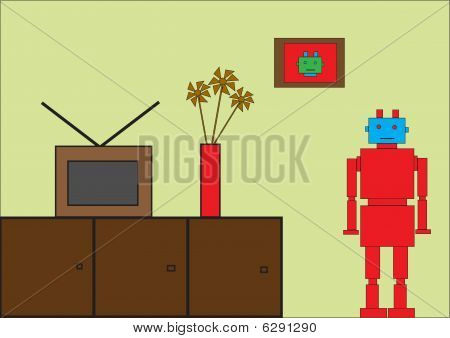 Robot rosso