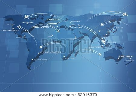 Global Aviation Map
