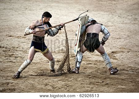 Retiarius Gladiator Attack