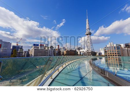 Nagoya Television Tower in Sakae district