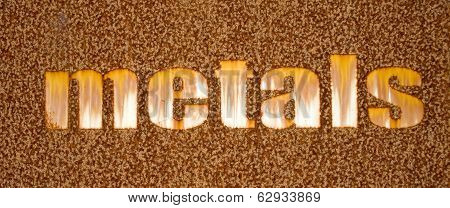 Rusty Iron Sign