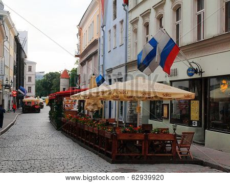 Streets Of The Old Town Tallinn