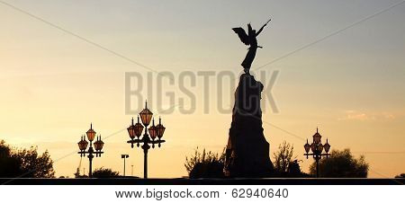 Monument Black Angel In Tallinn