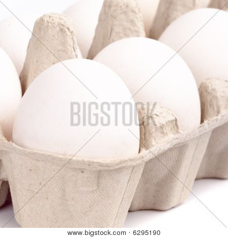 weiße Eier