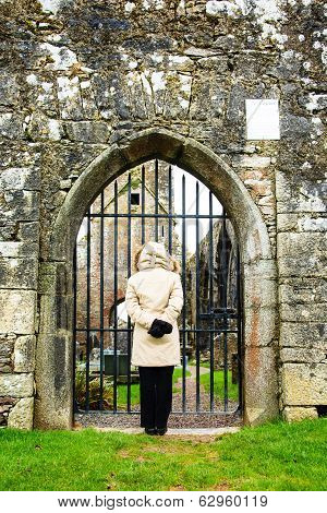 Kilcrea, Ireland - 2012 November 28: Kilcrea Friary