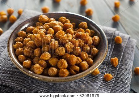 Healthy Roasted Seasoned Chick Peas