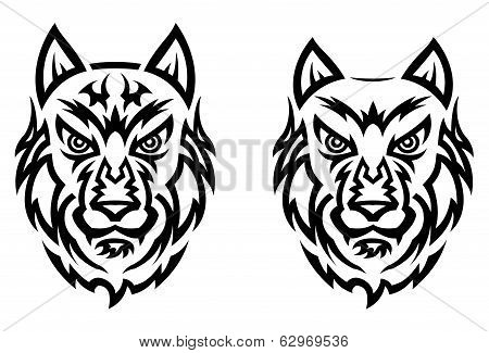 Tribal Wolf Tattoo