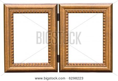 antikes goldener Rahmen