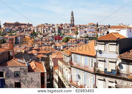 View of old city of Porto