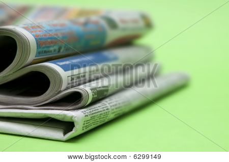 Giornale closeup