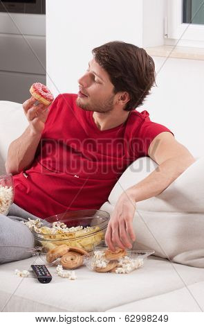 Male Couch Potato