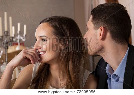 Man Paying A Compliment