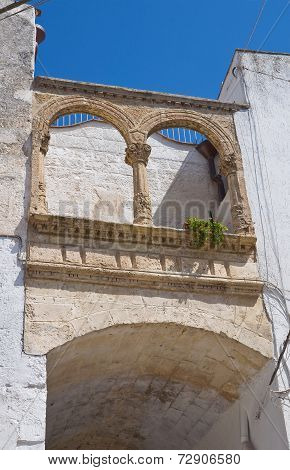 Historical palace. Laterza. Puglia. Italy.