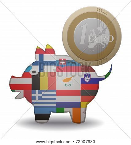 Flags Of Europe Euro