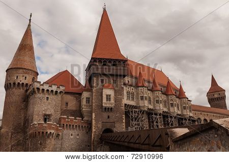 Corvin Castle, Hunyad Castle, A Spectacular Medieval Castle In Transylvania, Romania