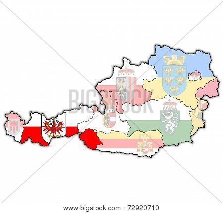 Tirol On Map Of Austria