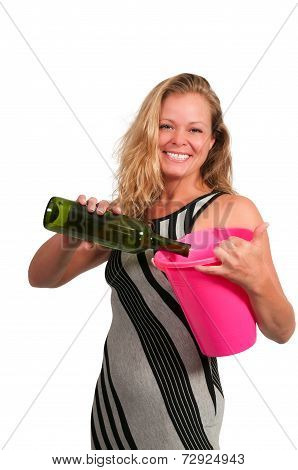Woman With Wine