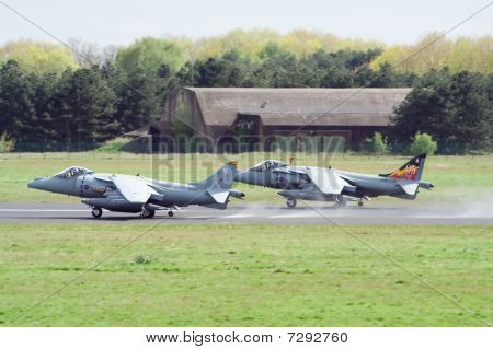 Raf Harriers Takeoff