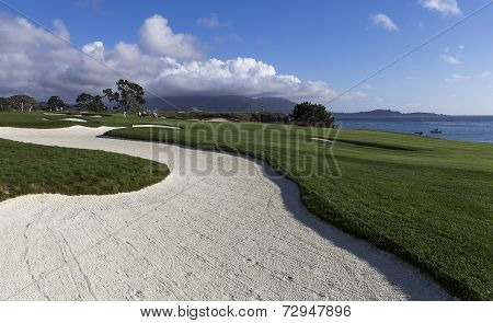 Pebble Beach golf course, Monterey, California, USA