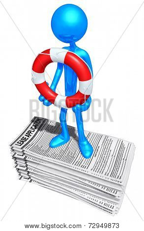 With Life ring On Lease Applications