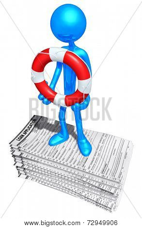 With Life ring On Loan Applications
