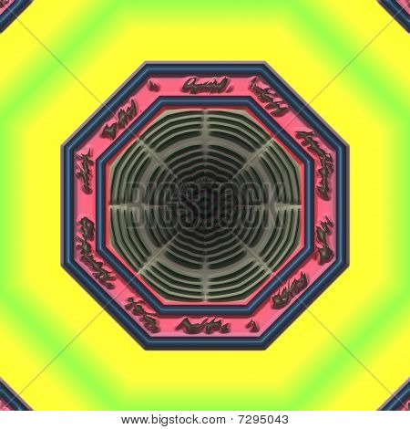 Mandala östlichen abstrakt Design