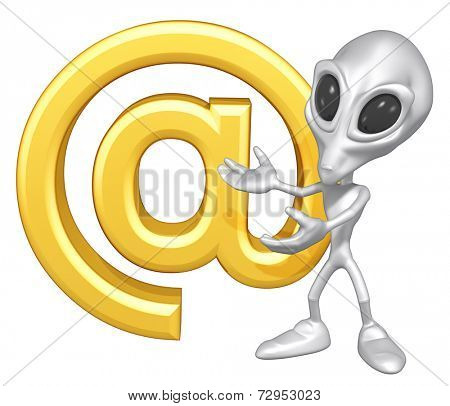 Mini Alien With Email