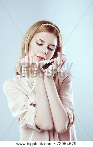 Beautiful Blonde Woman