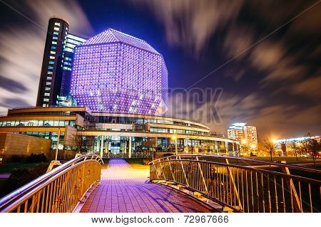 Unique Building - National Library Of Belarus In Minsk