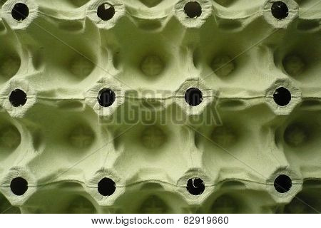 Cardboard box for eggs - background