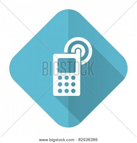 phone flat icon mobile phone sign