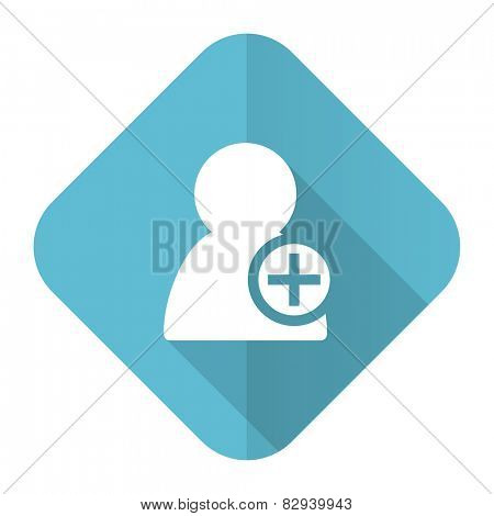 add contact flat icon 