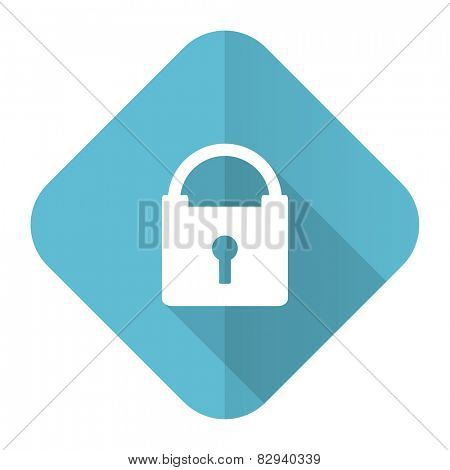 padlock flat icon secure sign