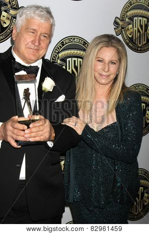 LOS ANGELES - FEB 15:  Andrzej Bartkowiak, Barbra Streisand at the 2015 American Society of Cinematographers Awards at a Century Plaza Hotel on February 15, 2015 in Century City, CA