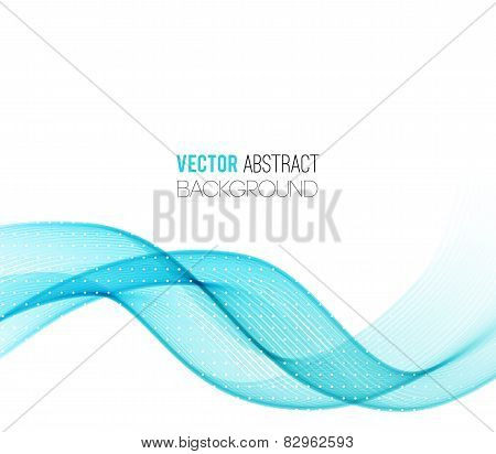 Abstract curved lines background. Template design