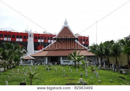 Masjid Kampung Hulu in Malacca, Malaysia