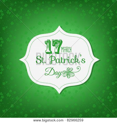 St. Patrick Day Card