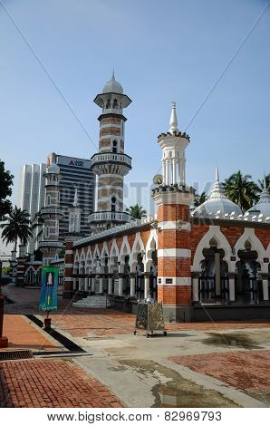 Kuala Lumpur Jamek Mosque in Malaysia
