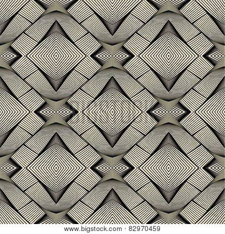 Vector seamless pattern. Repeating geometric texture