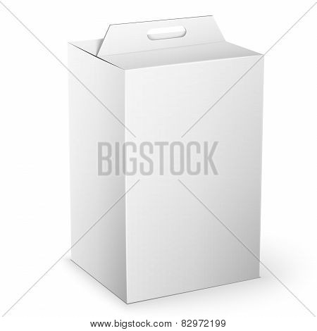 White Product Package Box Mock Up Template