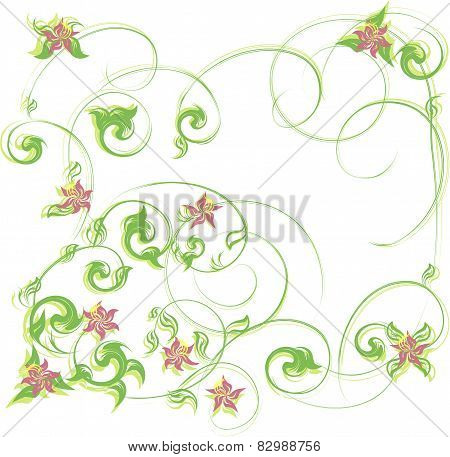 Flower pattern.