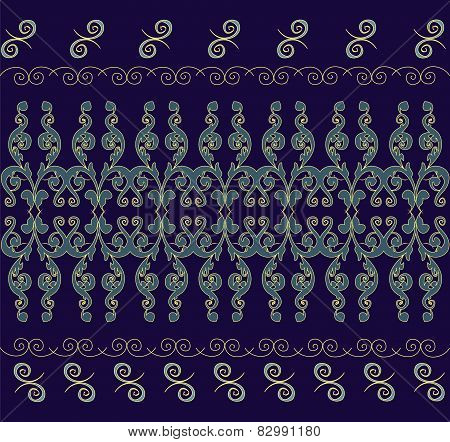?ard with floral pattern.