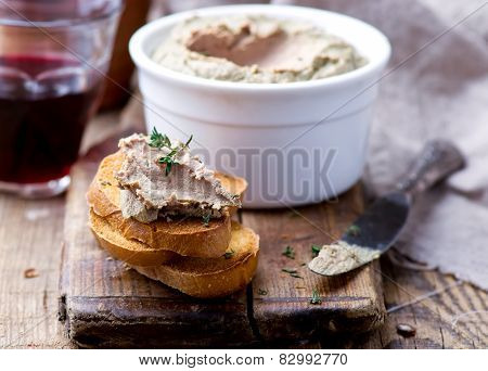 Paste From A Chicken Liver.