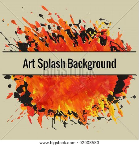 Textured handdrawn art background